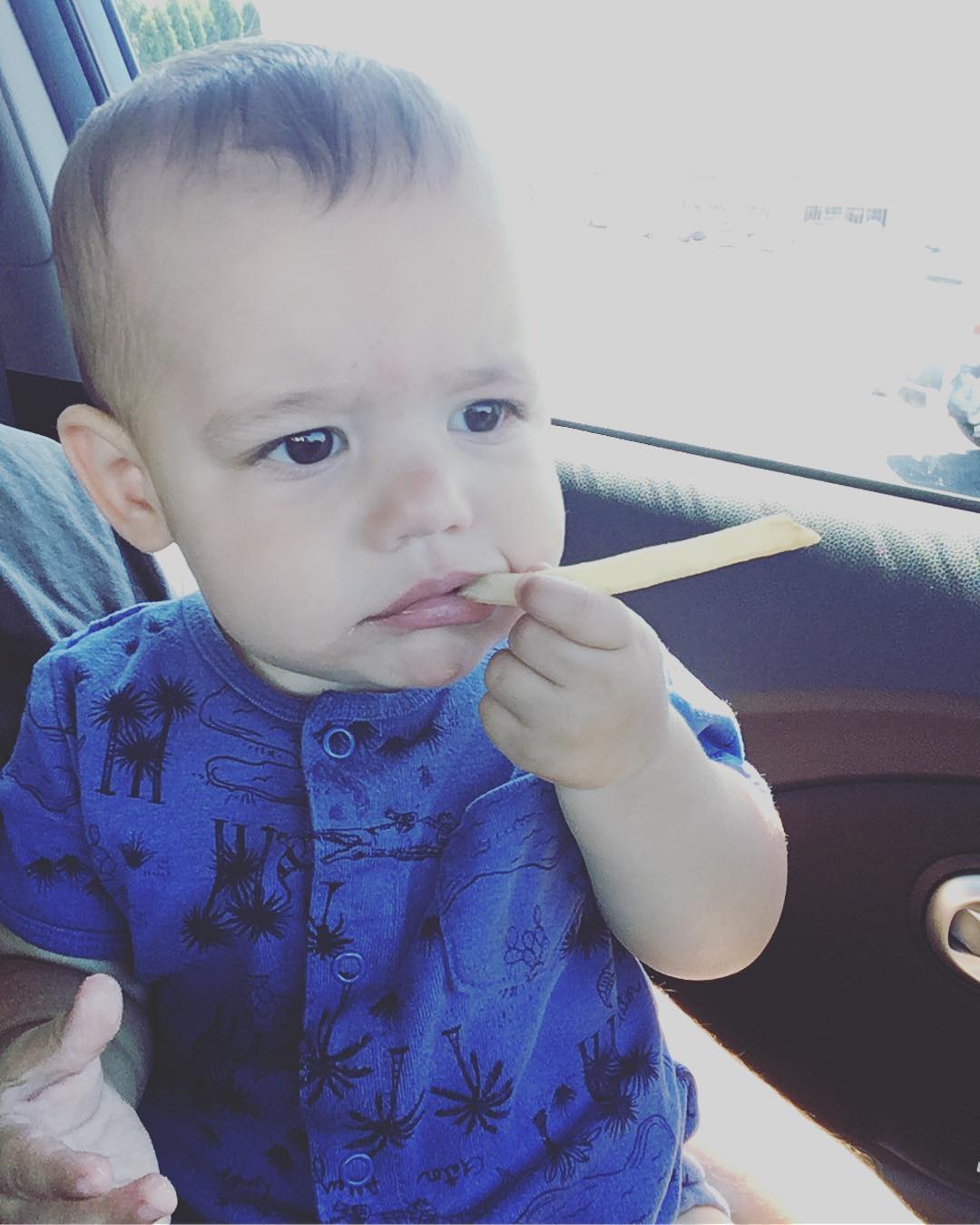 Fact: Some days all your moms got for ambition is Fries in the car in the parking lot...